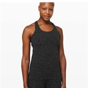 Lululemon Cool Racerback II *Nulu Formation Camo Deep Coal
